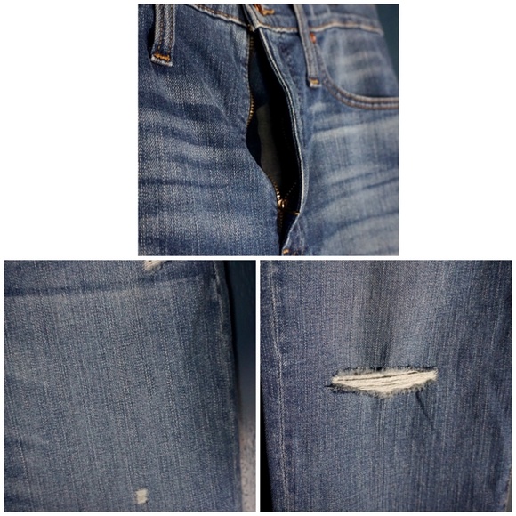 Madewell Classic Straight Distressed Jeans New 30 - Picture 7 of 12